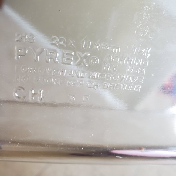 Pyrex telafori set loaf Casserole #218 dish & metal  carry w handles - Picture 6 of 11